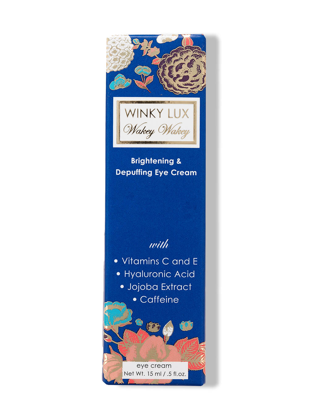wakey wakey eye cream in box on white background