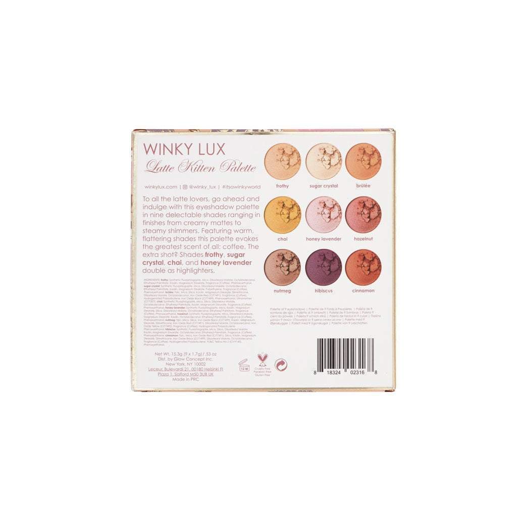Winky Lux Eye Palette Latte Kitten Eyeshadow Palette