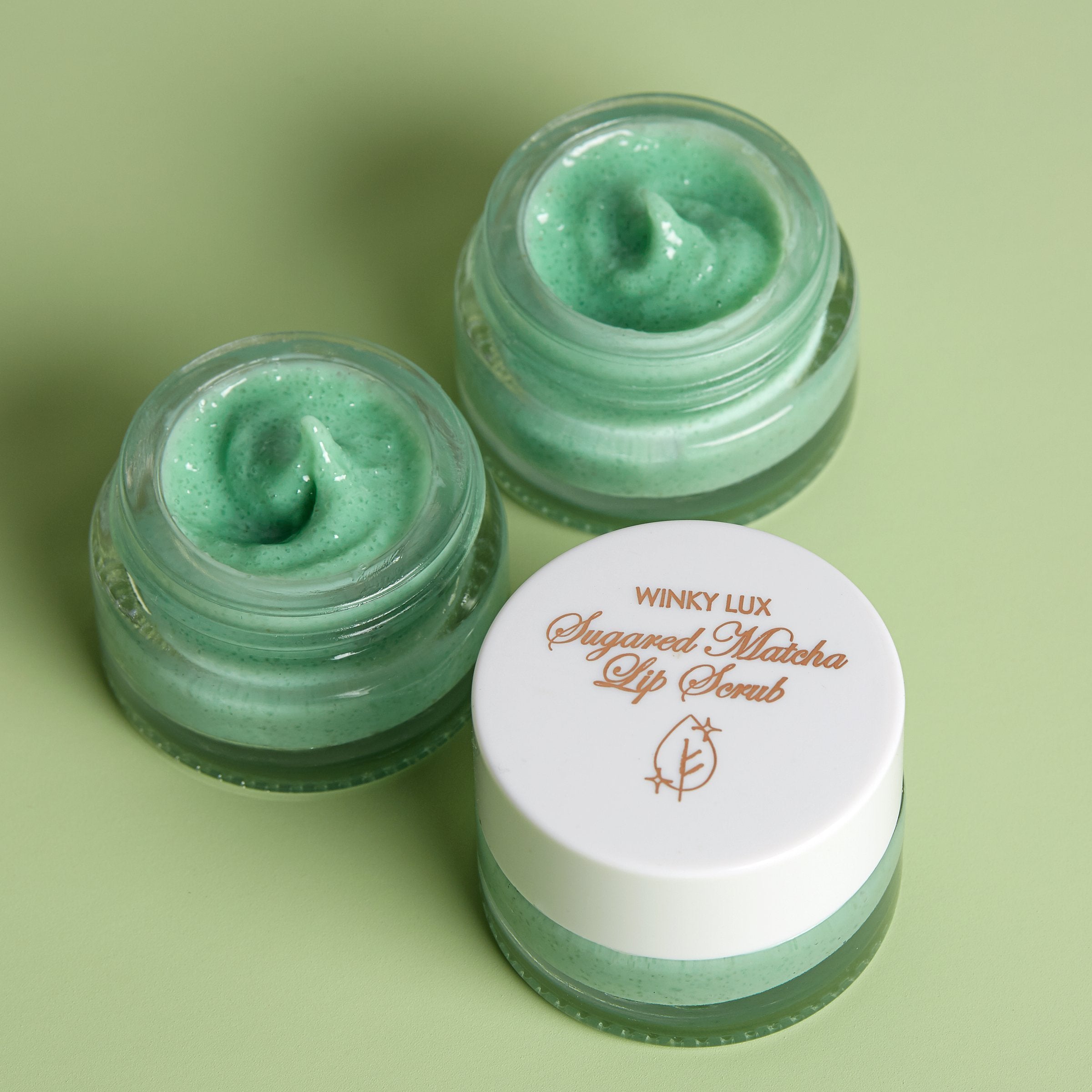 Winky Lux Lip Scrub Sugared Matcha Lip Scrub